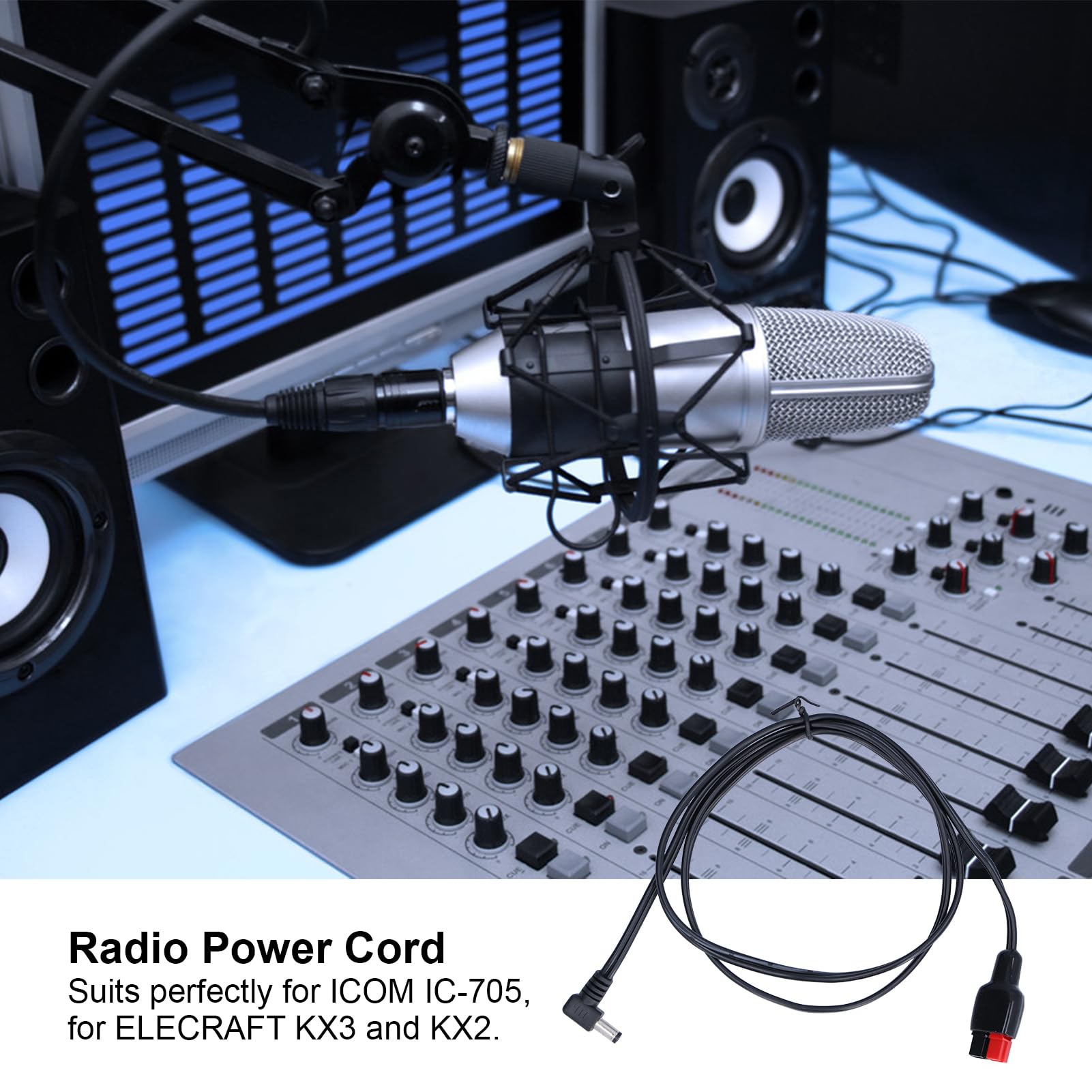 Amazon.com: Shortwave Radio DC Power Cable for IC-705 Portable ABS
